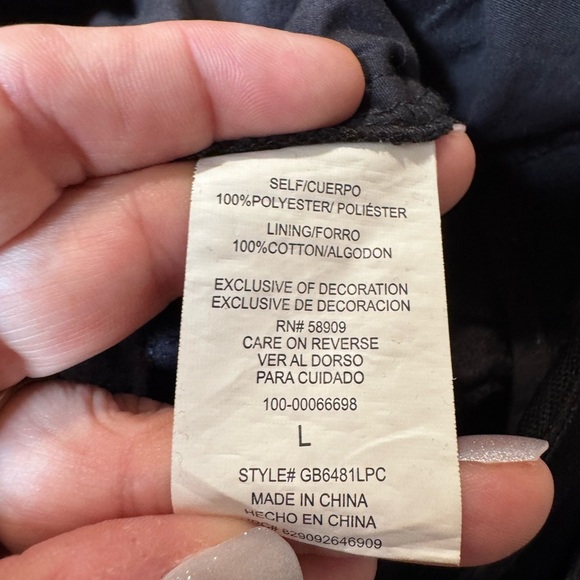 Gianni Bini High Waist Black Shorts with Flowy Design - Picture 5 of 5